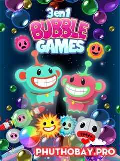 Game 3 In 1 Bubble Games - Bong Bóng 3 Trong 1 Việt Hóa Cho Điện Thoại